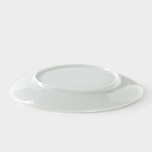 Тарелка фарфоровая «Белый шиповник», d=17,5 см - Фото 3