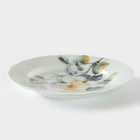 Тарелка фарфоровая «Белый шиповник», d=20 см - фото 24322546