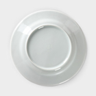 Тарелка фарфоровая «Белый шиповник», d=20 см - Фото 4