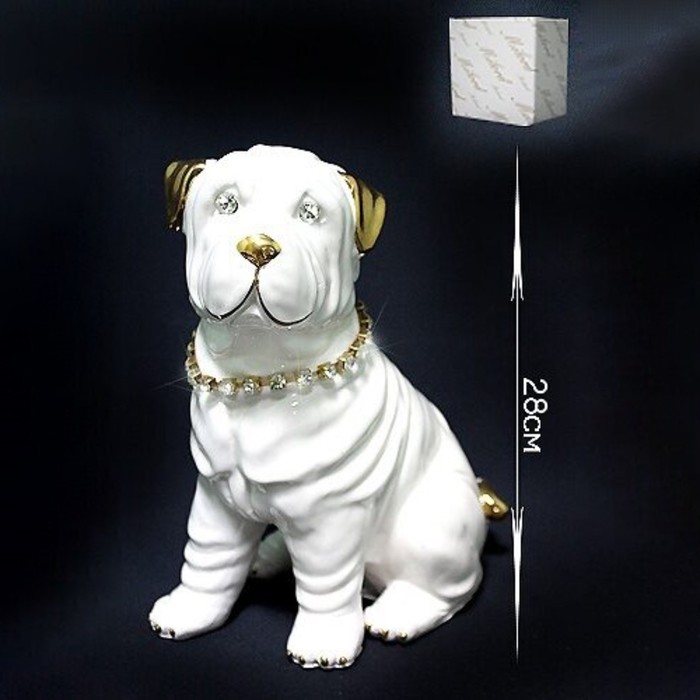 Статуэтка Lenardi «Собака», высота 28 см - Фото 1