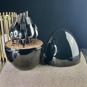 Набор столовых приборов Lenardi, на подставке, 24 предмета