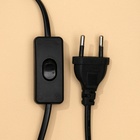 Светильник настенный из ротанга "Водопад" 1х120Вт, Е27, 20х14х32 см - фото 5036688