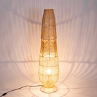 Светильник напольный из ротанга "Диан" 1х120Вт, Е27, 35х35х120 см - фото 24689261