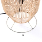 Светильник напольный из ротанга "Диан" 1х120Вт, Е27, 35х35х120 см - фото 24689264