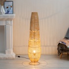 Светильник напольный из ротанга "Диан" 1х120Вт, Е27, 35х35х120 см - фото 24689268