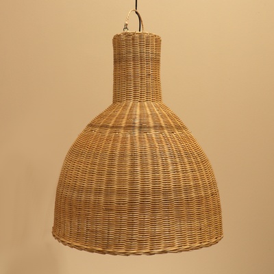 Светильник потолочный из ротанга «Колокольчик», 1×120 Вт, Е27, 50×50×60 см