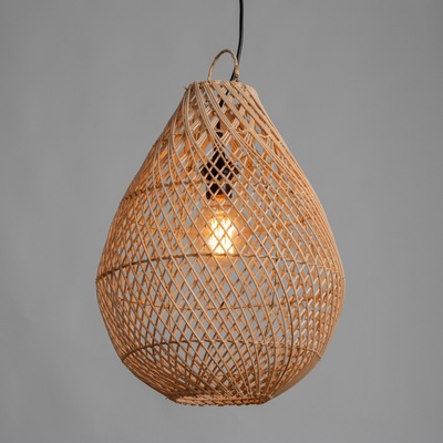 Светильник потолочный из ротанга «Адэ», 1×120 Вт, Е27, 36×36×46 см