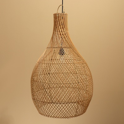 Светильник потолочный из ротанга «Айван», 1×120 Вт, Е27, 50×50×80 см