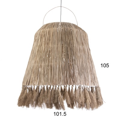 Светильник потолочный из пальмы «Альбертус», 1×120 Вт, Е27, 100×100×110 см