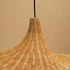 Светильник потолочный из ротанга "Куин" 1х120Вт, Е27, 100х70 см - фото 5037029