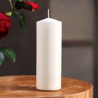 Набор свечей цилиндров, 5х15 см, 3 шт, белая - Фото 2