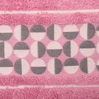 Полотенце махровое Di fronte, 50х90см, цвет розовый, 460г/м, хлопок - Фото 3