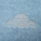 Полотенце махровое Italiano, 50х90см, цвет голубой, 420г/м, хлопок - фото 24030828