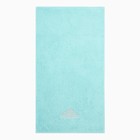 Полотенце махровое Italiano, 50х90см, цвет голубой, 420г/м, хлопок - Фото 2
