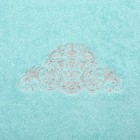 Полотенце махровое Italiano, 50х90см, цвет голубой, 420г/м, хлопок - Фото 3