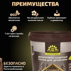 Антисептик лессирующий на натуральном льняном масле ВДПФ-1601 тик 3 л - Фото 3