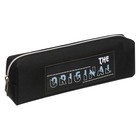 Пенал мягкий, 1 отделение, 60 х 200 х 55 мм, объёмный, аппликация из искусственная кожа, deVENTE Only Black, микс*3вида - фото 24048456