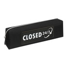 Пенал мягкий, 1 отделение, 60 х 200 х 55 мм, объёмный, аппликация из искусственная кожа, deVENTE Only Black, микс*3вида - фото 24048457