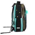 Рюкзак каркасный 38 х 29 х 17, deVENTE Choice Lite 17L, Black Cat, черный/зеленый, 7033420 - фото 24061306