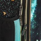 Рюкзак каркасный 38 х 29 х 17, deVENTE Choice Lite 17L, Black Cat, черный/зеленый, 7033420 - фото 24061310