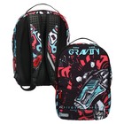 Рюкзак молодежный 39×30×17, эргономичная спинка, deVENTE Label 19L, + usb Gravity, 7032438 - Фото 3