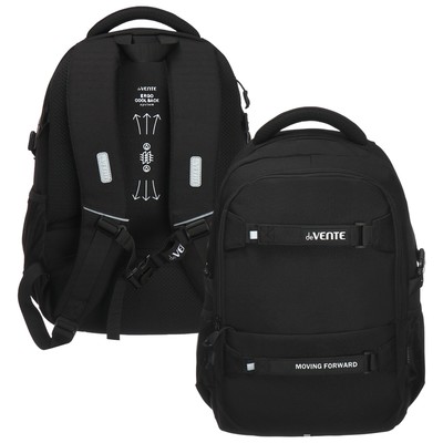 Рюкзак молодежный 44×30×20, эргономичная спинка, deVENTE Moving Forward 19L, Black, 7032412