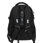 Рюкзак молодежный 44×30×20, эргономичная спинка, deVENTE Moving Forward 19L, Black, 7032412 - Фото 5