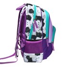 Рюкзак школьный 38×27×17, эргономичная спинка, deVENTE Attomex Basic, Meow Cat, сиреневый, 7033438 - Фото 4
