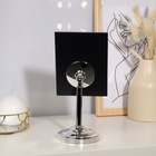 УЦЕНКА Зеркало настольное, зеркальная поверхность 13 × 16 см, цвет серебристый - Фото 4