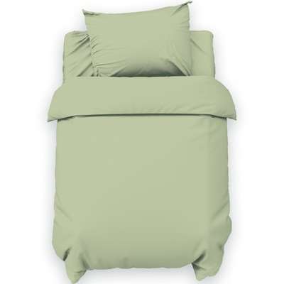 Постельное бельё LoveLife Young grass 112×143 см, 60×120+20 см, 40×60 см, хлопок, сатин, 125 г/м²