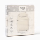 Постельное бельё LoveLife Coconut milk 112х143 см, 60х120+20 см, 40х60 см, хлопок, сатин, 125г/м² - фото 809713599