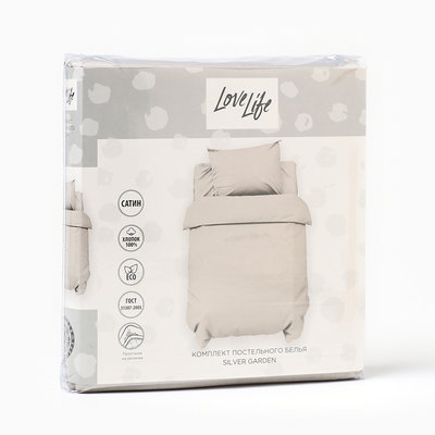 Постельное бельё ясельное LoveLife Silver garden, сатин