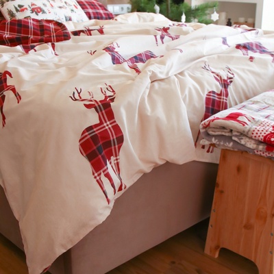 Постельное бельё 1.5-спальное «Этель» Scottish deer, поплин