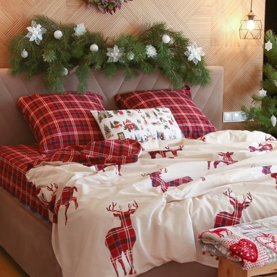 Постельное бельё дуэт «Этель» Scottish deer, поплин