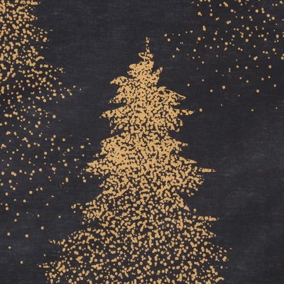 Постельное бельё евро «Этель» Golden Christmas, бязь