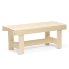 Лавочка (скамейка) деревянная из липы 100 х 45 х 42 см, без спинки, для бани и дачи - фото 321510899