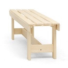 Лавочка (скамейка) деревянная из липы 150 х 32 х 42 см, без спинки, для бани и дачи - Фото 4
