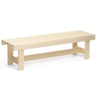 Лавочка (скамейка) деревянная из липы 150 х 45 х 42 см, без спинки, для бани и дачи - фото 24460822