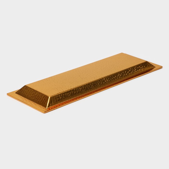 Подставка для десертов, 50×16,7×2,7см, цвет золотой - фото 1906702546