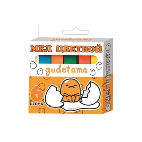 Мел цветной «Gudetama», 6 шт. 10442958