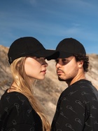 Кепка РОСКОСМОС х ONLYTOP, р. 56-58, чёрная - Фото 1