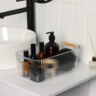 Контейнер для хранения с ручкой LaDо́m «Кристалл», 31,5×16,5×11,5 см, цвет прозрачный - Фото 8