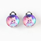 Серьги клипсы "Аниме", 1 х 1.4 х 1.8 см - фото 23995912