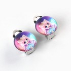 Серьги клипсы "Аниме", 1 х 1.4 х 1.8 см - Фото 4