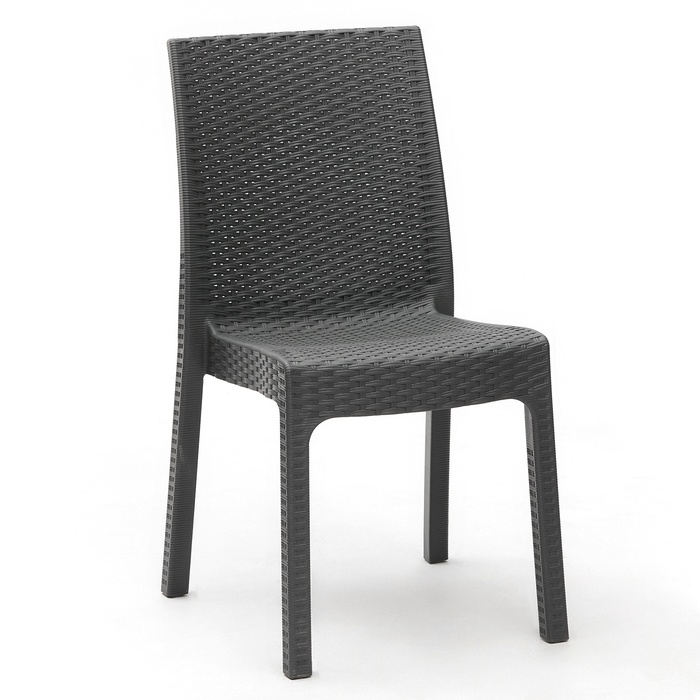 Стул садовый «Дербент», пластиковый. серый - Фото 1