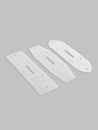 Набор лекал для подпряжника, 30 мм, 10.5 см, 3 шт., пластик - Фото 2