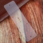 Набор лекал для подпряжника, 40 мм × 14 см, 3 шт., прозрачный - Фото 5