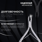 Кусачки маникюрные для кутикулы «Premium», двойная пружина, 10.5 см, длина лезвия-7 мм, на блистере - Фото 2