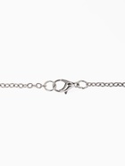 Кулон «Мишка» с сердечком, цвет бело-синий в серебре, 40 см - Фото 6