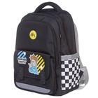 Рюкзак школьный 39×29×14 см, эргономичная спинка, Hatber «Влад А4» чёрный NRk_16133 - Фото 2